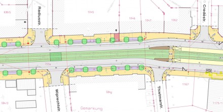 Umbau Lützner Straße in Leipzig