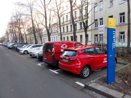 Konzept und Planung Mobilpunkte teilAuto Leipzig