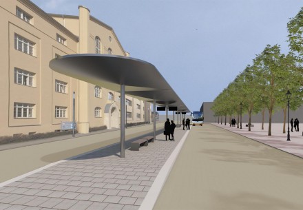 Planung einer Rendezvoushaltestelle am unteren Karlsplatz Bernburg