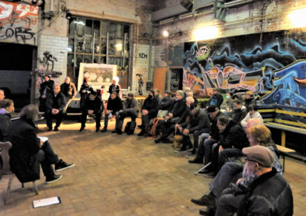 Diskussion zur Entwicklung eines Kulturzentrums im Gleisdreieck in Leipzig